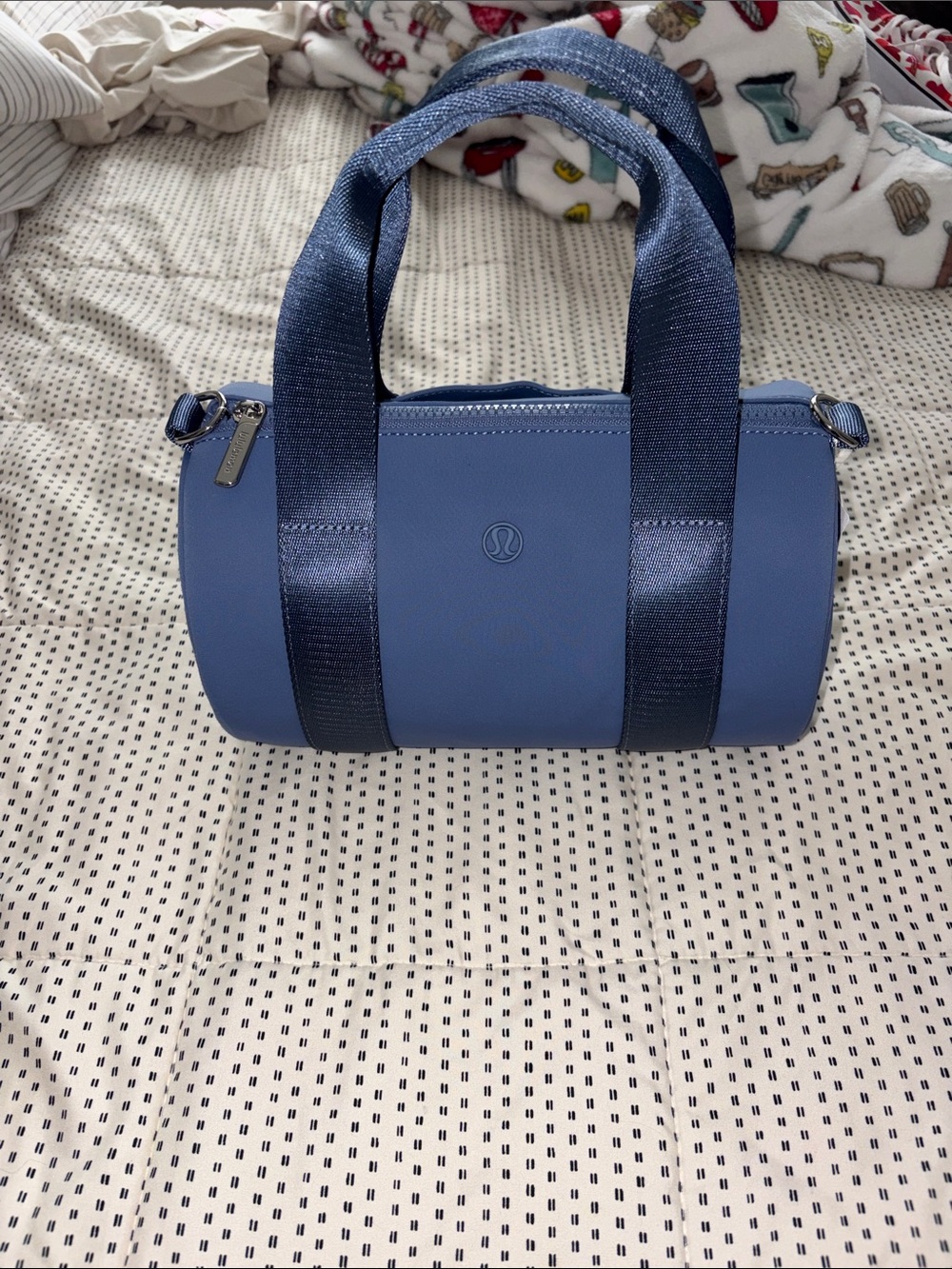lululemon athletica Slate Blue Mini Barrel Bag